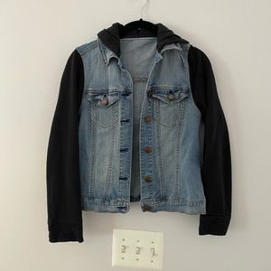 Tinsel Jean Jacket with Cloth Sleeves